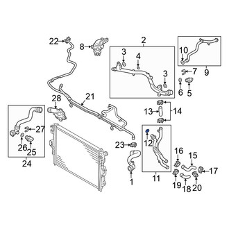 Volkswagen OE - Engine Coolant Pipe O-Ring
