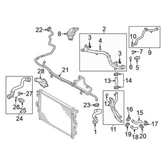 Volkswagen OE - Engine Coolant Pipe O-Ring