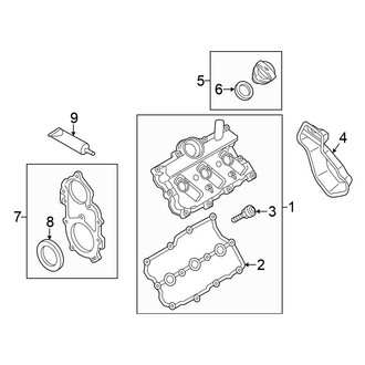Volkswagen OE - Engine / Transaxle - Valve & Timing Covers