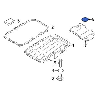 Volkswagen OE - Automatic Transmission Filter O-Ring