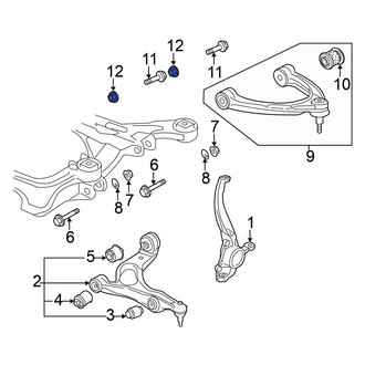Volkswagen OE - Suspension Control Arm Nut