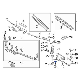 Volkswagen OE - Washer Fluid Level Sensor Seal