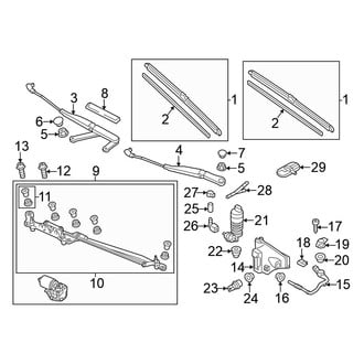 Volkswagen OE - Windshield - Wiper & Washer Components (Hybrid)