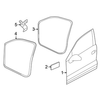 Volkswagen OE - Front Door - Door & Components (FULL HYBRID EV-GAS (FHEV))