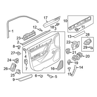 Volkswagen OE - Front Door - Interior Trim (Hybrid)