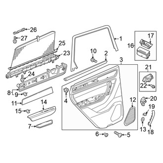 Volkswagen OE - Rear Door - Interior Trim (Hybrid)
