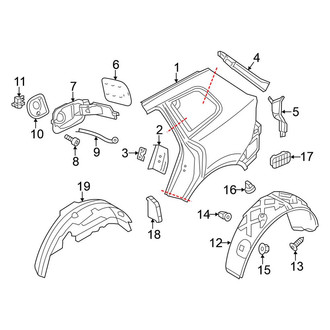 Volkswagen OE - Quarter Panel & Components (FULL HYBRID EV-GAS (FHEV))