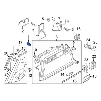Volkswagen OE - Trunk Trim Panel Clip
