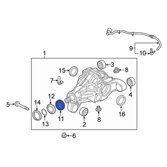 Volkswagen OE - Front Differential Pinion Seal
