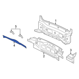 Volkswagen OE - Right Body D-Pillar Trim Panel Clip