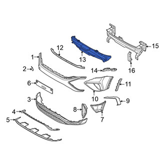 Volkswagen OE - Front Bumper Impact Absorber