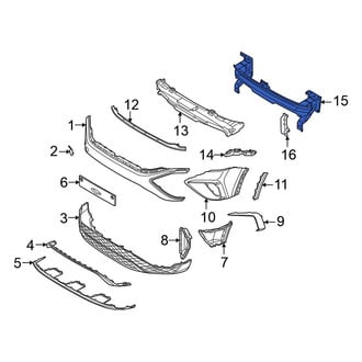 Volkswagen OE - Front Bumper Impact Bar