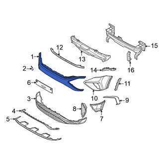Volkswagen OE - Front Bumper Cover