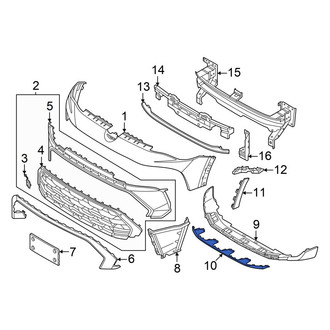 Volkswagen OE - Front Lower Bumper Trim
