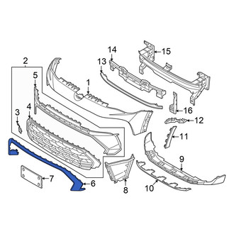 Volkswagen OE - Front Lower Bumper Trim