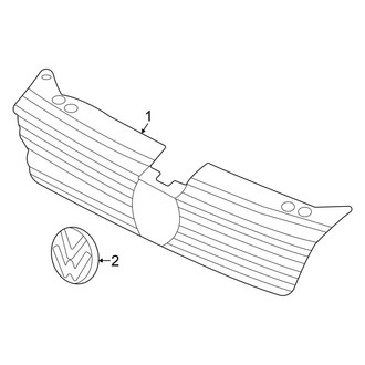 Volkswagen OE - Front Bumper & Grille - Grille