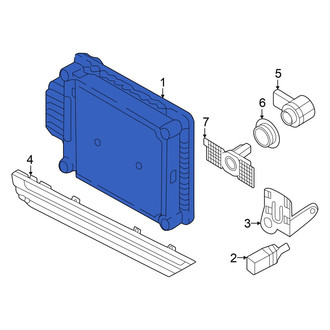 Volkswagen OE - Front Cruise Control Distance Sensor
