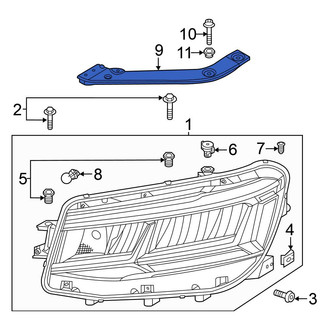 Volkswagen OE - Front Right Headlight Bracket