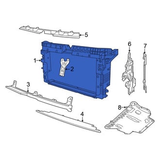Volkswagen OE - Front Radiator Support Panel