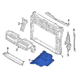 Volkswagen OE - Front Radiator Support Splash Shield