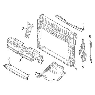 Volkswagen OE - Radiator Support