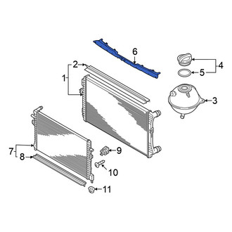 Volkswagen OE - Radiator Support Air Deflector