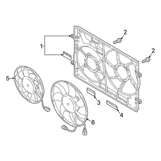 Volkswagen OE - Cooling Fan (To 10/17/2021), (S / SE / SEL)