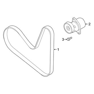 Volkswagen OE - Cooling - Belts & Pulleys (S / SE / SEL)