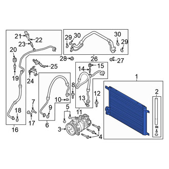 Volkswagen OE - A/C Condenser