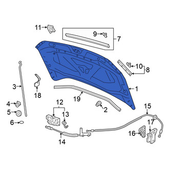Volkswagen OE - Front Hood Panel