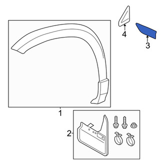 Volkswagen OE - Front Left Fender Emblem