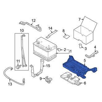 Volkswagen OE - Battery Tray