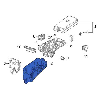 Volkswagen OE - Lower Fuse Box Cover