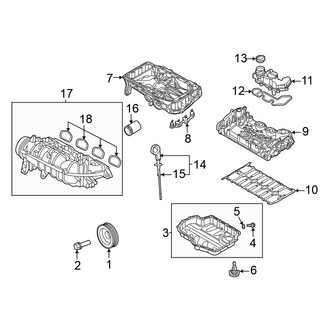 Volkswagen OE - Engine / Transaxle - Engine Parts (S / SE / SEL)