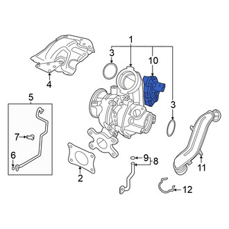 Volkswagen OE - Turbocharger Oil Line Hardware Kit