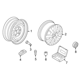 Volkswagen OE - Wheels (17"), (S)