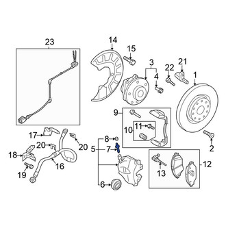 Volkswagen OE - Rear Brake Bleeder Screw