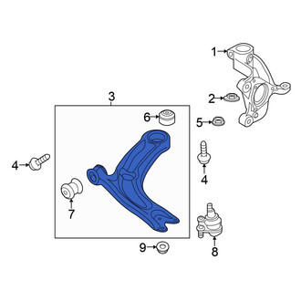 Volkswagen OE - Front Right Suspension Control Arm