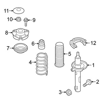 Volkswagen OE - Front Suspension - Struts & Components