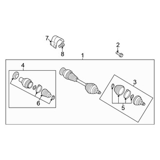 Volkswagen OE - Front Suspension - Drive Axles (AWD)