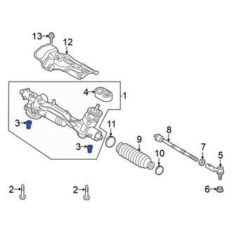Volkswagen OE - Front Rack and Pinion Assembly Bushing
