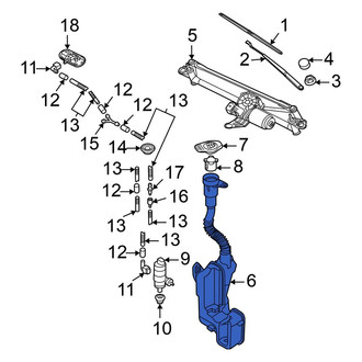 Volkswagen OE - Washer Fluid Reservoir
