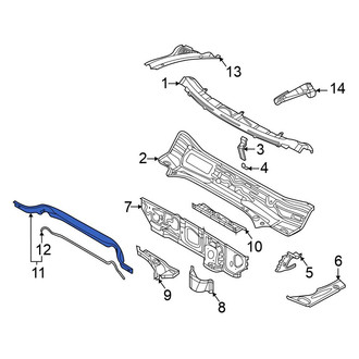 Volkswagen OE - Cowl Water Deflector