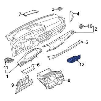 Volkswagen OE - Lower Dashboard Air Vent