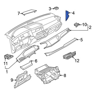 Volkswagen OE - Left Instrument Panel Side Cover