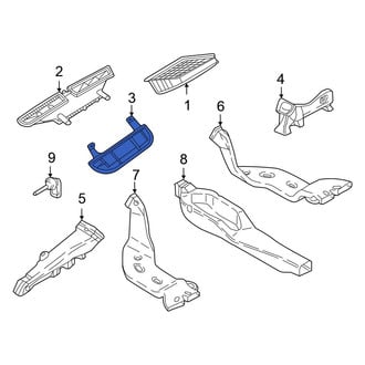 Volkswagen OE - Front Upper Instrument Panel Air Duct