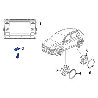 Volkswagen OE - Navigation Microphone