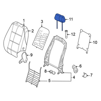 Volkswagen OE - Front Left Headrest
