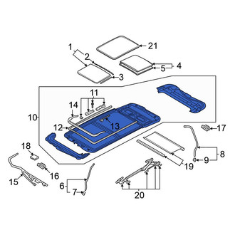 Volkswagen OE - Sunroof Frame