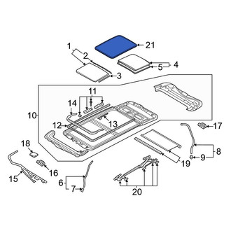 Volkswagen OE - Sunroof Seal
